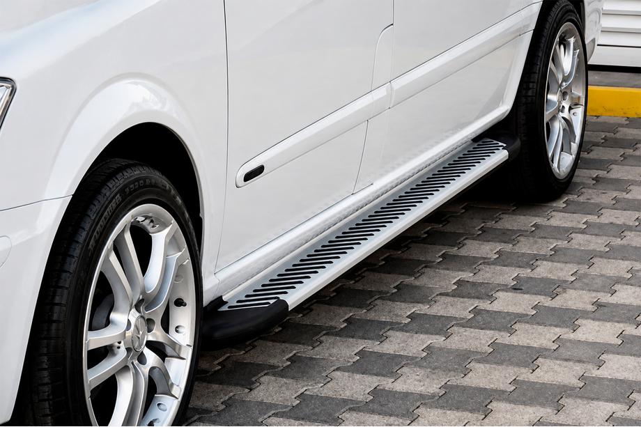 Mercedes Vito W639 2004-2014 Praguri Laterale Line (2 buc, Aluminiu) Image
