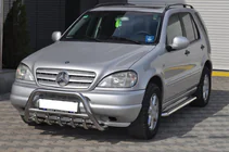 Mercedes ML W163 1997-2005 Bullbar (Inox) foto 5