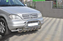 Mercedes ML W163 1997-2005 Bullbar (Inox) foto 4