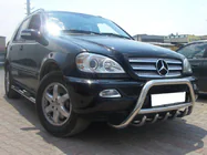 Mercedes ML W163 1997-2005 Bullbar (Inox) foto 2