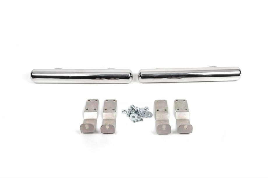 Mercedes Sprinter W901/902/903/904/905 1995–2006 Tevi laterale in spatele rotii din spate (2 buc, inox) Ampatament Lung Image
