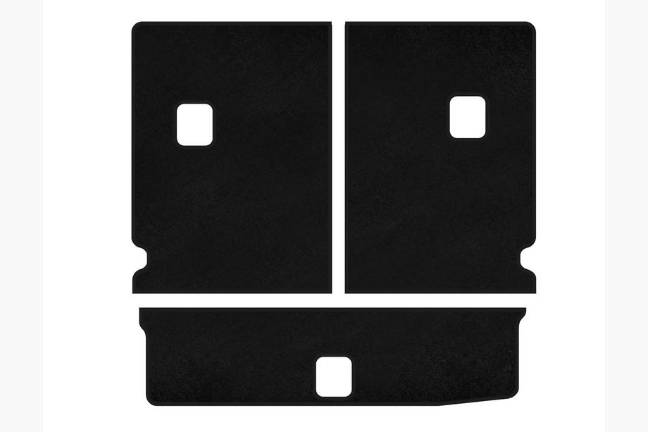 Chevrolet Orlando 2010-2018 Covoras portbagaj textil Premium V-1 (Negru) Foto 1