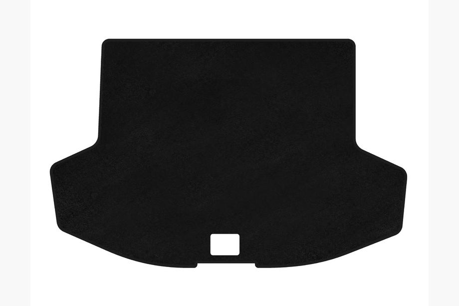 Mitsubishi Lancer X 2008- Covoras portbagaj textil Premium (HB, Negru) Image