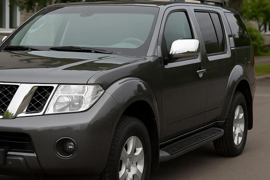 Nissan Pathfinder R51 2005-2014 Capace Oglinzi (2 buc, Otel Inoxidabil) Image