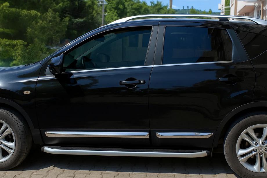 Nissan Qashqai 2010-2014 Molduri usi OmsaLine (4 buc, inox) Image