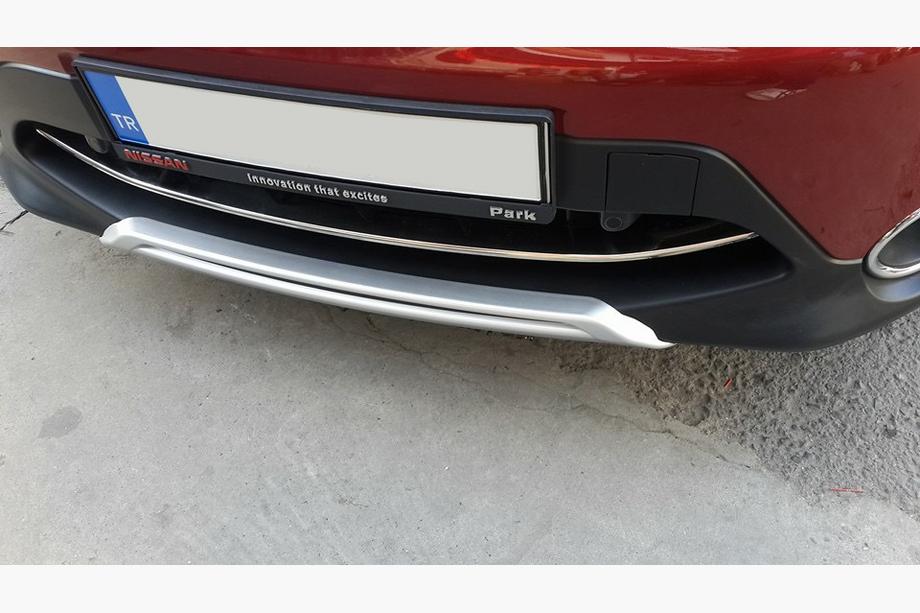 Nissan Qashqai 2014-2021 Protectie bara fata inox (2014-2017) OmsaLine - Otel Inoxidabil Italian Foto 4