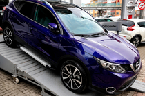 Nissan Qashqai 2014-2021 Praguri Laterale Tip X5 (2 buc, Aluminiu) foto 2
