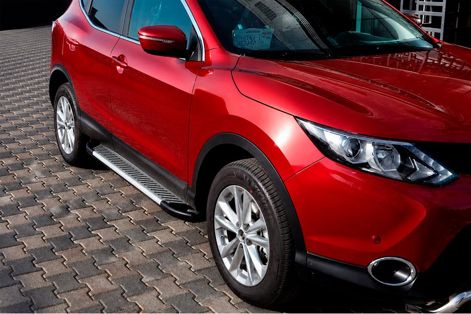 Nissan Qashqai 2014-2021 Praguri Laterale Line (2 buc, Aluminiu) Image