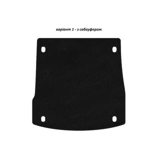Covoras portbagaj textil Classic V-1 (cu subwoofer, Negru) Alfa Romeo Stelvio 2016-