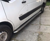Renault Master 2011-2023 Praguri Laterale Premium (2 buc, Inox) foto 2