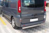 Renault Trafic 2001–2015 Protectie Spate AK002 (Inox) foto 1