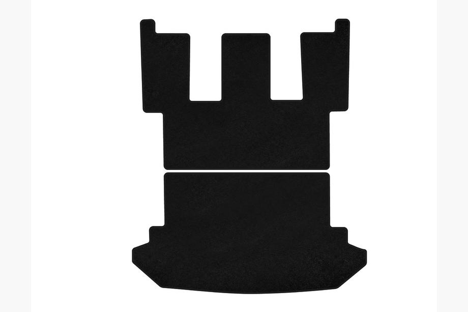 Peugeot 807 2002-2014 Covoras portbagaj textil Classic (Negru) Image
