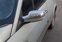 Renault Megane II 2004-2009 Capace Oglinzi (2 buc, Otel Inoxidabil) foto 1