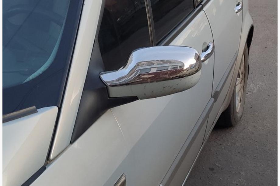 Renault Megane II 2004-2009 Capace Oglinzi (2 buc, Otel Inoxidabil) Image