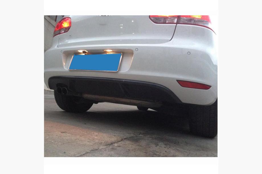 Volkswagen Golf 6 2008-2014 Difuzor bara spate V1 pentru Base HB 2010-2013, Carbon Foto 3