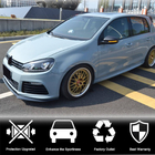 Volkswagen Golf 6 2008-2014 Capace Oglinzi (pentru HB 2010-2013, Carbon) foto 3