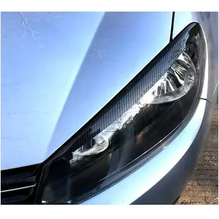 Pleope faruri (pentru HB 2010-2013, Carbon) Volkswagen Golf 6 2008-2014 foto 2