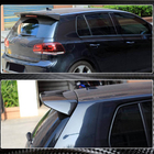Volkswagen Golf 6 2008-2014 Spoiler V3 (pentru GTI/R HB 2010-2013, Carbon) foto 5