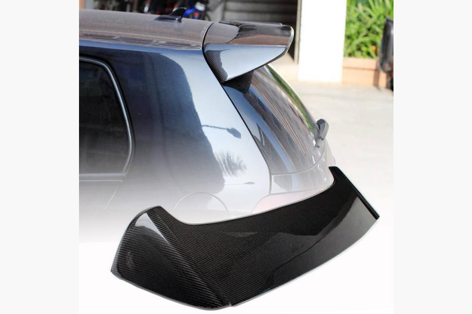 Volkswagen Golf 6 2008-2014 Spoiler V3 (pentru GTI/R HB 2010-2013, Carbon) Image