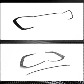 Capace bara fata carbon uscat (pentru GTI HB) foto 3