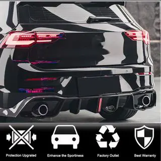 Difuzor bara spate pentru GTI HB, Carbon foto 2