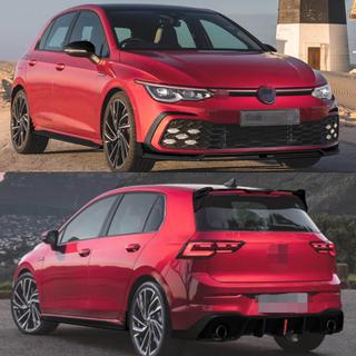 Set complet body kit carbon (pentru GTI & R EU HB 2019-2024), Carbon foto 2