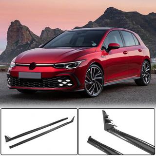 Praguri Laterale (pentru GTI / R-Line HB, Carbon) foto 1