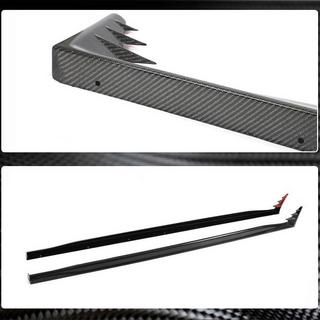 Praguri Laterale (pentru GTI / R-Line HB, Carbon) foto 3