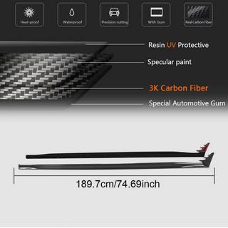 Praguri Laterale (pentru GTI / R-Line HB, Carbon) foto 4