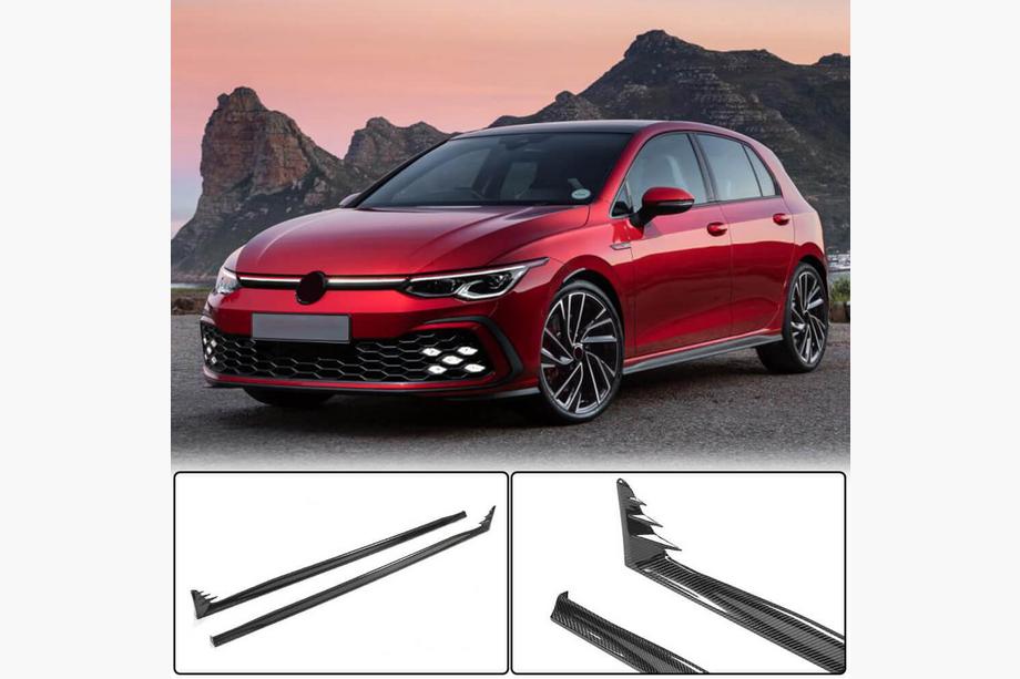 Volkswagen Golf 8 2019- Praguri Laterale (pentru GTI / R-Line HB, Carbon) Foto 1
