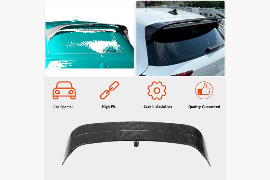 Volkswagen Golf 8 2019- Set complet body kit carbon (pentru R EU HB 2019-2024), Carbon Foto 5