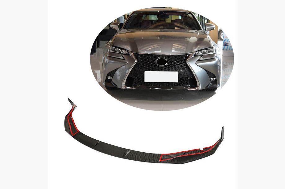 Lexus GS 2011-2020 Lip Bara Fata (pentru GS F 2015-2020, Carbon) Foto 1