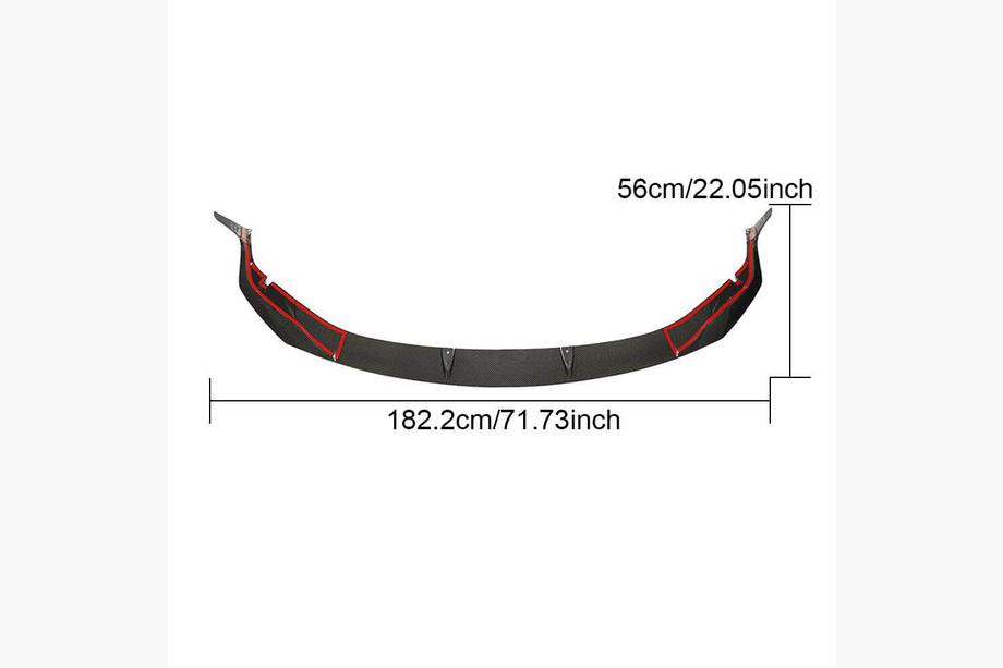 Lexus GS 2011-2020 Lip Bara Fata (pentru GS F 2015-2020, Carbon) Foto 6