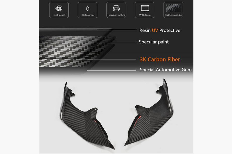 Lexus GS 2011-2020 Capace Bara Fata Carbon (pentru F-Sport 2011-2015) Foto 6