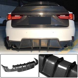 Difuzor bara spate V1 pentru Base/F-Sport 2013-2016, Carbon Lexus IS 2013- foto 1