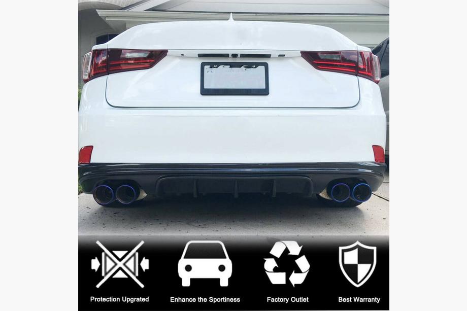 Lexus IS 2013- Difuzor bara spate V2 pentru Base/F-Sport 2013-2016, Carbon Foto 2
