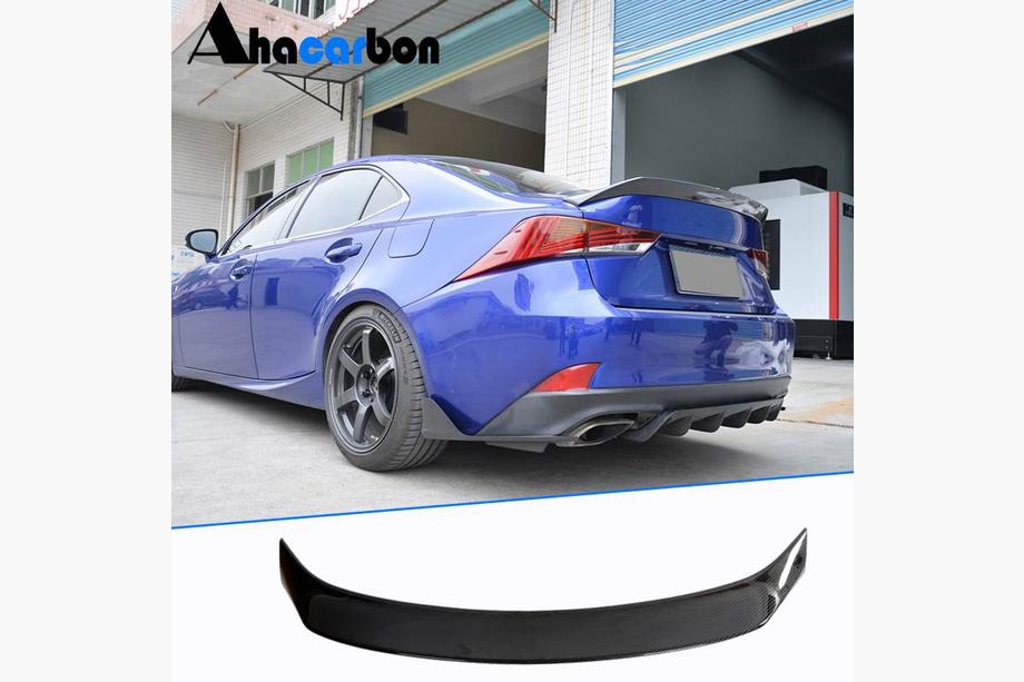 Lexus IS 2013- Spoiler V2 (pentru 2013-2020, Carbon) Image