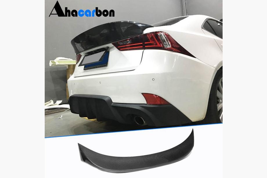 Lexus IS 2013- Spoiler V4 (pentru 2013-2020, Carbon) Image