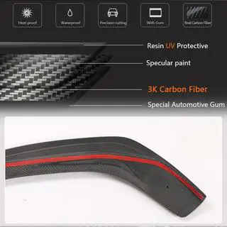 Lip bara fata (pentru F-Sport 2013-2016, Carbon) foto 4