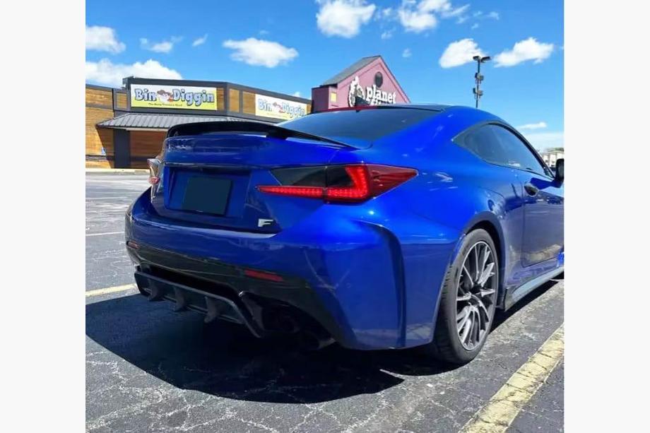 Lexus RC 200t 2014- Difuzor bara spate pentru RC F 2014-2018, Carbon Foto 2