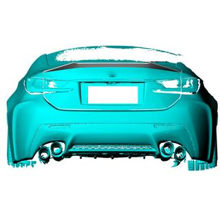 Spoiler (pentru RC F 2014-2018, Carbon) Lexus RC 200t 2014- foto 2