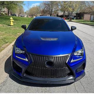 Prelungire fata lip (pentru RC F 2014-2018, Carbon) Lexus RC 200t 2014- foto 2