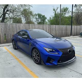 Prelungire fata lip (pentru RC F 2014-2018, Carbon) Lexus RC 200t 2014- foto 3