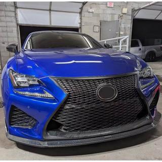 Prelungire fata lip (pentru RC F 2014-2018, Carbon) Lexus RC 200t 2014- foto 4