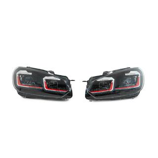 Faruri fata Golf 7 Style Red (fara unitati de control, 2 buc) foto 2