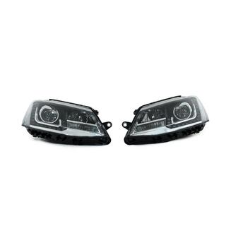 Faruri fata LED cu lumini de zi (2 buc) Volkswagen Jetta 2011-2018 foto 2
