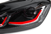 Volkswagen Golf 7/E-Golf 2012-2020 Faruri fata Red (2012-2017, 2 buc) foto 5