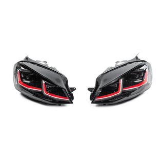 Faruri fata Red (2012-2017, 2 buc) Volkswagen Golf 7/E-Golf 2012-2020 foto 1