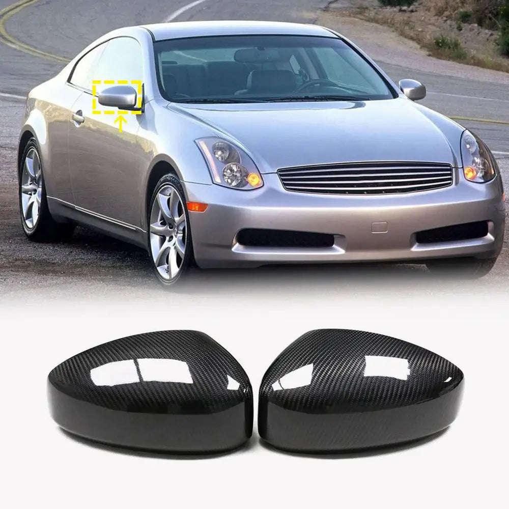 Capace Oglinzi Carbon Infiniti G35 (V35/CV35) 2003-2007 foto 1