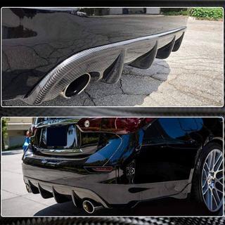 Difuzor bara spate V1 pentru Q50 Base/Sport 2014-2017, Carbon Infiniti Q50/Q60 2013-2024 foto 4
